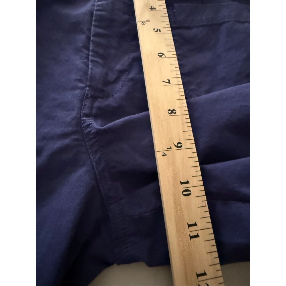 J.Crew Wide Leg Linen Blend Pants Women’s 27 Blue Patch Pocket High Rise - Picture 8 of 13